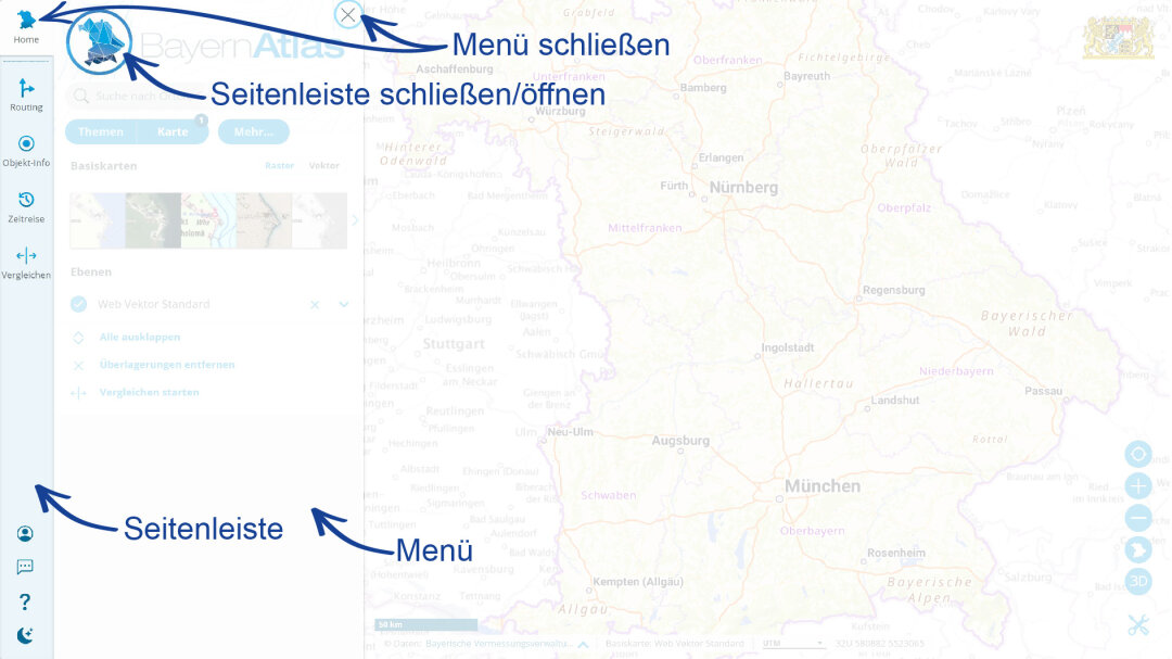 Bayern Atlas Hilfe Seitenleiste Bayern Atlas Hilfe Seitenleiste